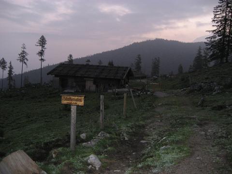 Bei Sonnenaufgang an der Stubenalm